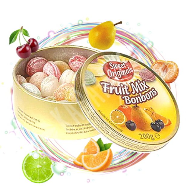 BOITE FER FRUITS 200g