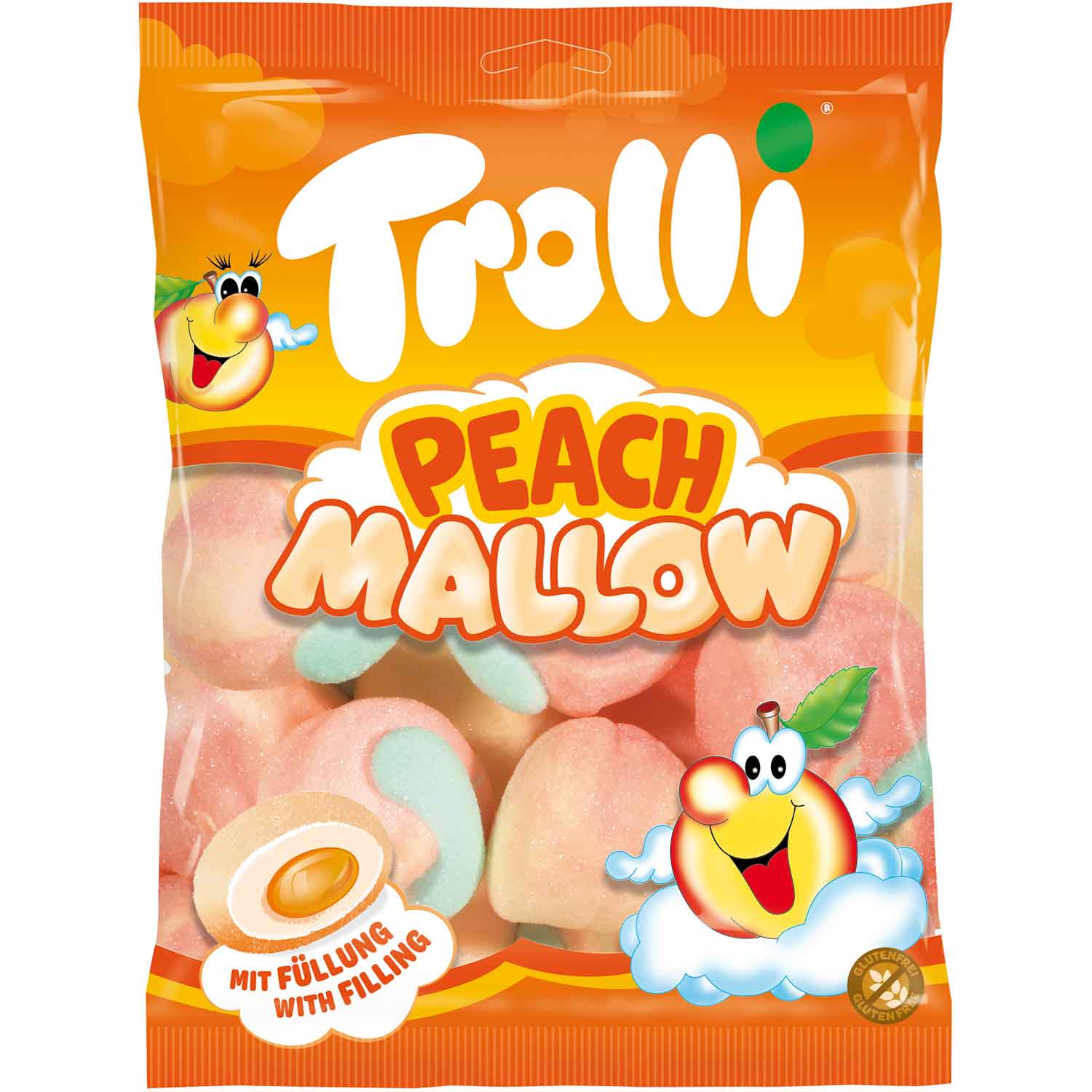 TROLLI MALLOW PECHE 150g