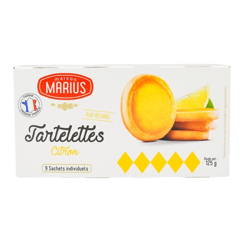 TARTELETTES CITRON MARIUS 125g